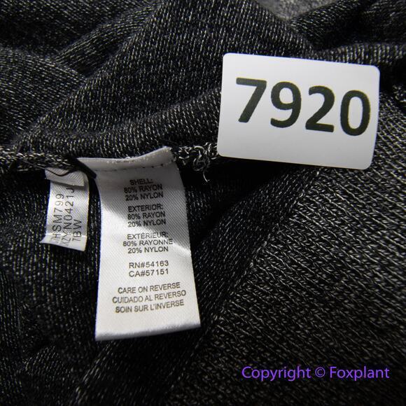 CALVIN KLEIN Women's Gray Contrast-trim Cold-shoulder Sweater Top Size M - Picture 15 of 16